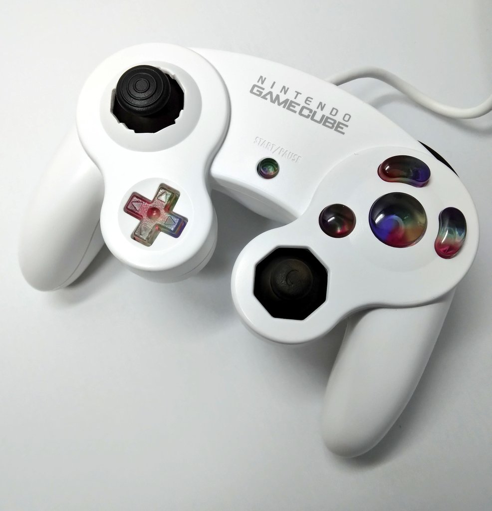 Modded Jp White Gamecube Controller