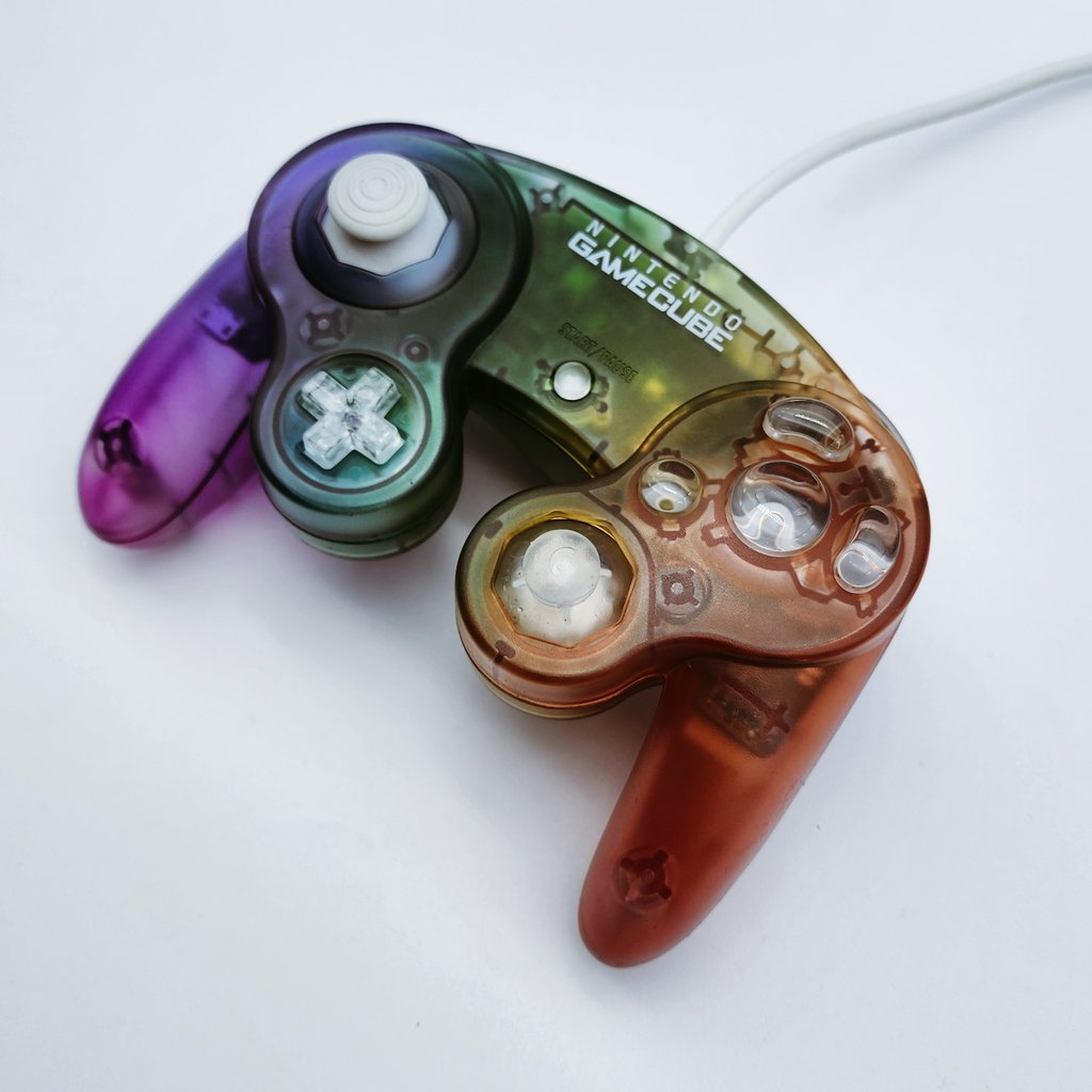 Tinted Clear Gamecube Controller – Sage Customs