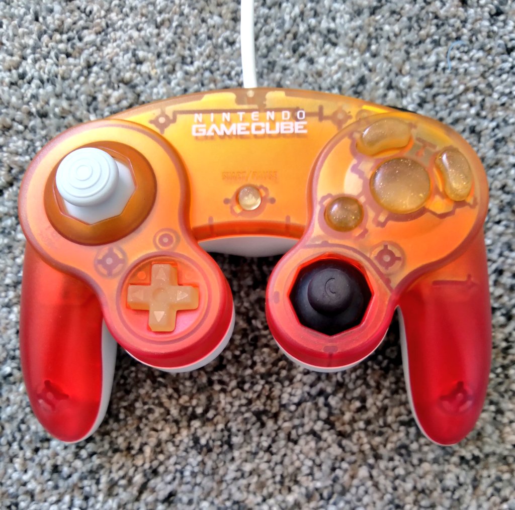 Gamecube Controller Shell Tinted Clear Gamecube Controller Shells – Sage Customs