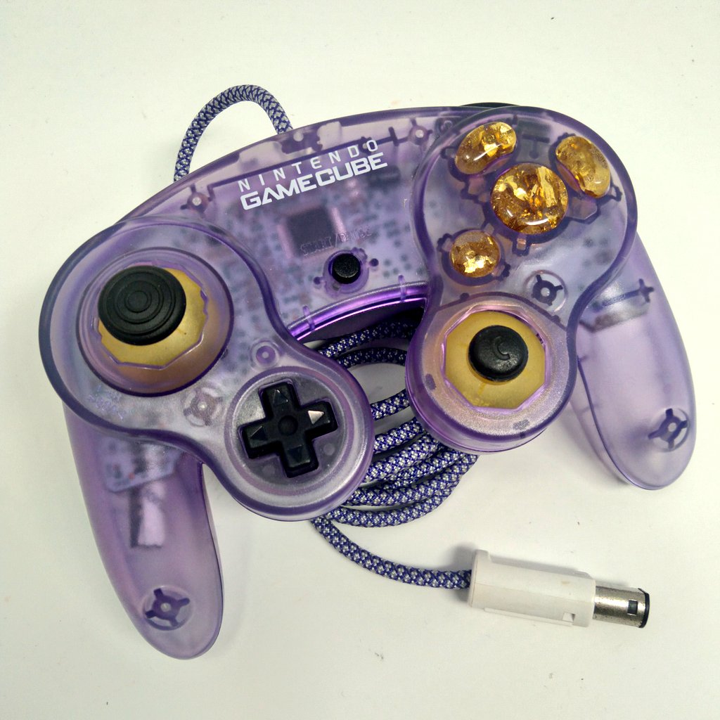 Tinted Clear Gamecube Controller