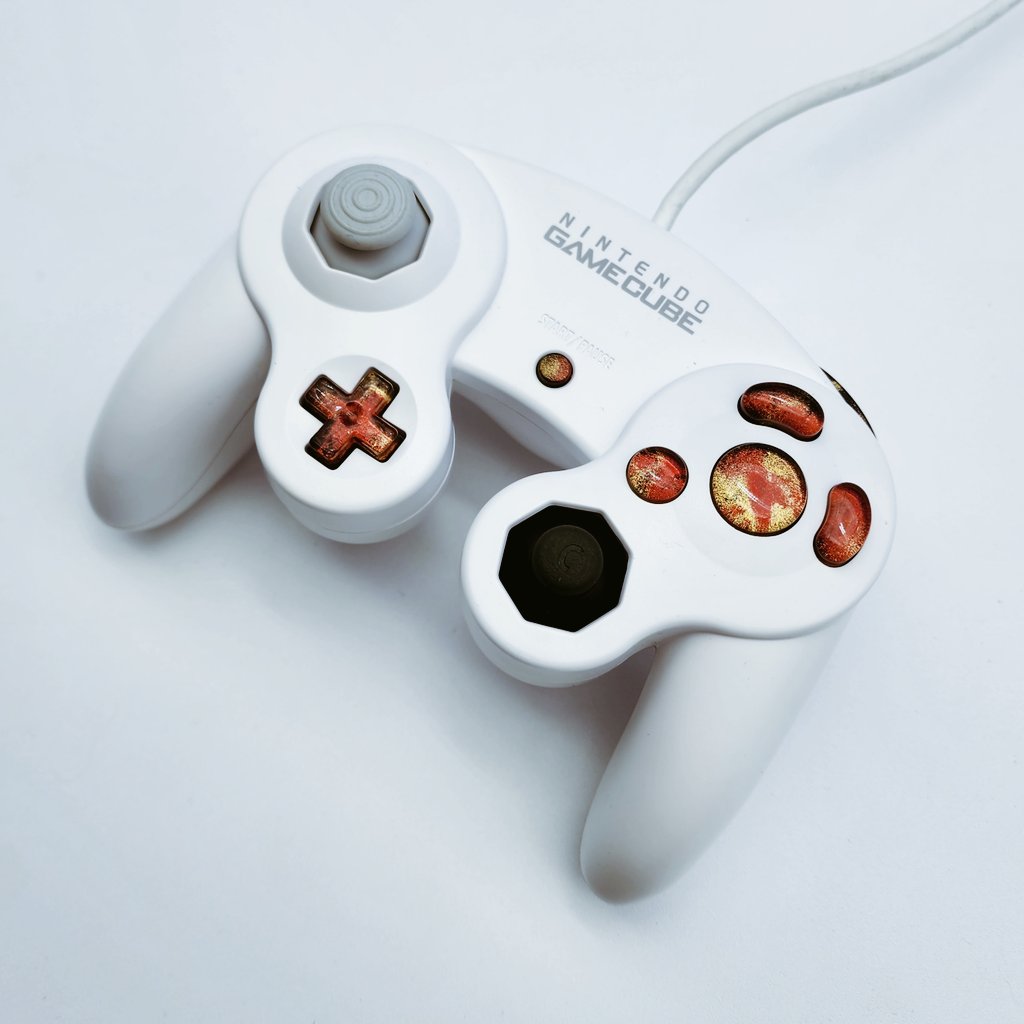 Modded Jp White Gamecube Controller