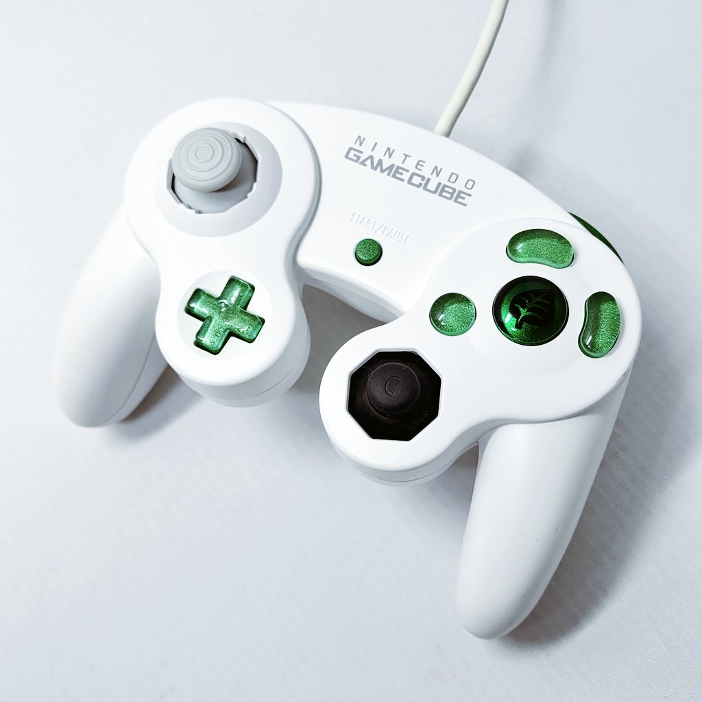 Modded Jp White Gamecube Controller