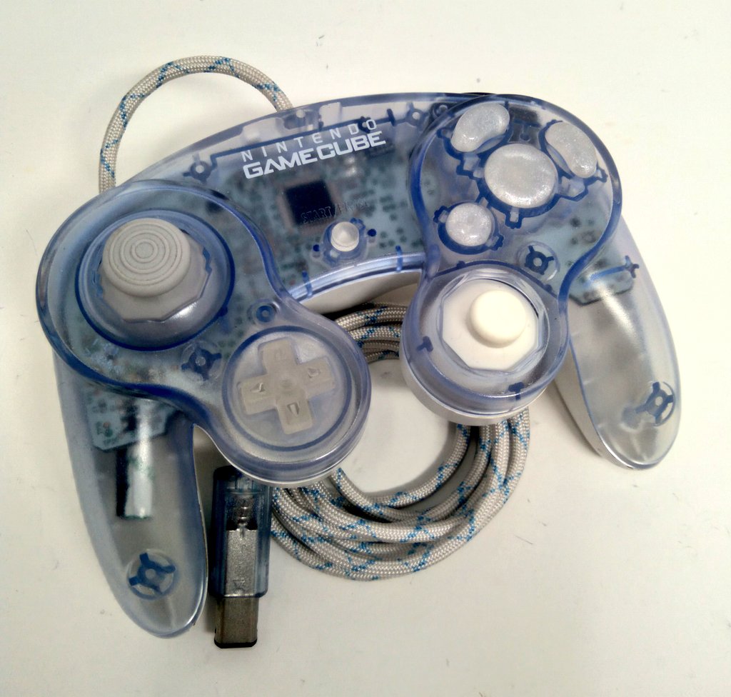 Tinted Clear Gamecube Controller