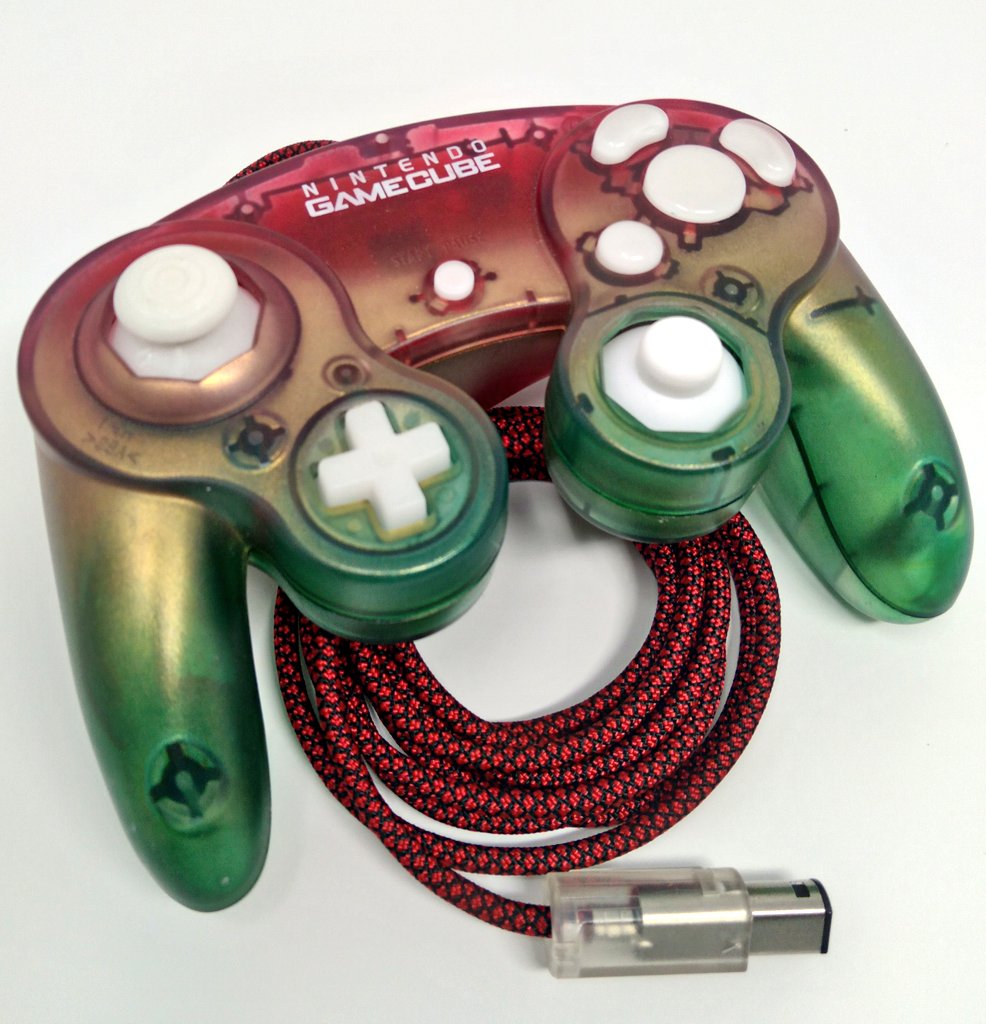 Tinted Clear Gamecube Controller – Sage Customs